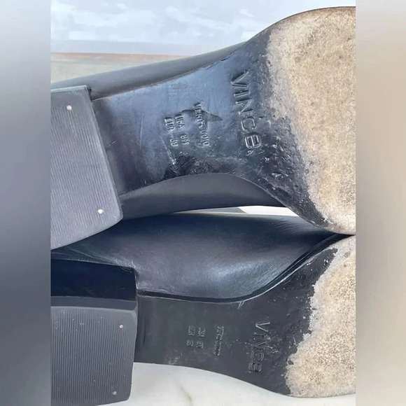 Vince leather ankle boots size 8 - Picture 9 of 13